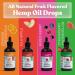 Organic Hemp Oil 4 Pack - 2500mg - Mixed Berry, Orange Creamsicle, Fuji Apple & Strawberry Melon - Made in USA - 100% Natural Drops for Health, Skin, Hair & Nails - Buy Online on GoSupps.com