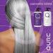 Qure Silver Mask - Anti-Yellow Hair Mask for Keratin Smoothing | Professional Formula for Blonde Gray & White Hair | Sulfate-Free 300ml - Buy Online on GoSupps.com