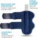 Trigger Finger Splint for Pain Relief & Support - Ideal for Sport Injuries, Basketball, Senior Tendon Release - Blue - Buy Online on GoSupps.com