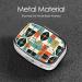 Shop Modern Mid Century Square Pill Box | Portable Medicine Organizer for Travel - Buy Online on GoSupps.com