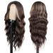 24 Inch Brown Wavy Highlight Wig | Synthetic Women's Wig for Daily & Party Wear - Buy Online on GoSupps.com