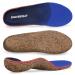 Plantar Fasciitis Relief Feet Cork Insoles Arch Supports Orthotics Inserts for Flat Feet High Arch Foot Pain Shoe Heel Inserts in Work Boots Blue(for Women 10-11.5/Men 9-10.5) Blue Men 9-10.5/Women 10-11.5