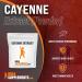 Cayenne Extract Powder | Capsaicin Blood Circulation Herbal Supplement (250g - 8.8oz) - Buy Online on GoSupps.com