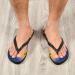 Mnsruu Halloween Cat Pumpkin Moon Slippers | Travel Flip Flops for Men & Women - Hotel Spa Bedroom Comfort - Buy Online on GoSupps.com