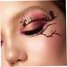 VINTORKY 4 Pairs Halloween Eyeliner Stickers Decor Eyeshadow Halloween Makeup Tools Eye Makeup Decals Black - Buy Online on GoSupps.com