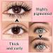 2PCS Waterproof Long Lasting Black Mascara No Clumping Smudge-Proof Black Mascara for Eye Makeup - Buy Online on GoSupps.com