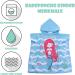 FEBE Little Mermaid Bath Poncho - Children's Hooded Towel & Bathrobe for Toddlers | Shop Now! - Buy Online on GoSupps.com