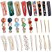 Pearl Hair Clips Accessories for Women Girls  28PCS Cute Acrylic Resin Gold Barrettes Bobby Hair Pins  Weddings Hairpins Accessories Macaron Hair Pins Headwear Styling Tools Gifts (28PCS)