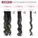 TESS Curly Clip in Hair Extensions 22 inch Body Wave Hair Extensions Clip in 12 pieces Clips in Extensions Synthetic Hair Extension Clip in Wavy Bresilien Hair Clip Extension - Buy Online on GoSupps.com