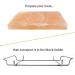 UMAID Himalayan Salt Block Cooking Plate 12x8x1.5 | Food Grade Salt with Stainless Steel Tray | Cooking, Grilling, Serving | Recipe Pamphlet | Stainless Steel Option - Buy Online on GoSupps.com