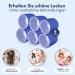 Ponik's Self-Adhering Hair Roller Curlers Set - 6 Jumbo 76mm Curling Winders for Perfect Curls - Blue - Buy Online on GoSupps.com