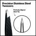 Revlon Expert Eyebrow Hair Removal Tweezer - Stainless Steel Tweezers for Men, Women & Kids - Buy Online on GoSupps.com