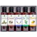 Massage oil for massage therapy-relaxing massage oil set pure essential oils for skin care jojoba sweet almond vitamin e body oil massage set A 4-pack (60 ml)