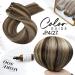 Moresoo Weft Hair Extensions Real Human Hair Sew in Extensions Dark Brown with Caramel Blonde Double Weft Human Hair Extensions 20 Inch 100g/Pack #P4/27 20 Inch(Pack of 1) WEFT #P4/27 - Buy Online on GoSupps.com