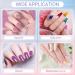 Cooserry Nail Tips and Glue Gel Kit with UV Light - 1000 Pcs C Curve Clear French Ballerina Fake Nails, 4-in-1 Nail Glue, Mini UV LED Lamp, DIY Nail Art Tools - Buy Online on GoSupps.com