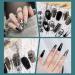 Cross Nail Art Charms 3D Cute Punk Metal Nail Decorations for Women & Girls - 50PCS Antique Silver DIY Manicure Accessories Retro Rose Studs Rivets Hearts Ornaments - Buy Online on GoSupps.com