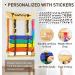 Tilhumt 8 Belt Karate/Taekwondo Bamboo Display Rack with Stickers and Medals Hanger - Buy Online on GoSupps.com