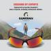 Guardian Baseball Sunglasses | Sports Sunglasses for Men, Women, and Youth | Ideal for Cycling, Running, Boating | Black/Red - Buy Online on GoSupps.com