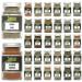 Green Cuisine Herbs Spices & Seasonings Glass Jar Pick N Mix - Choose From 76+ Flavours | Allspice Cardamom Chilli Turmeric Sesame Cinnamon Sticks Mixed Herbs - Pack of 5 110 g (Pack of 5)