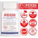 PD120 Blood Pressure Supplement to Help Reduce High Blood Pressure Naturally CoQ10 Nitric Oxide Black Odorless Aged Garlic Omega 3 L-Theanine Vitamin D3 for Blood Pressure Support - Buy Online on GoSupps.com