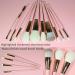 Professional 10-Piece Eyeshadow Brush Set | Soft Synthetic Makeup Brushes for Eye Eyebrow & Eyeliner Perfect for Flawless Blending (Pink - Buy Online on GoSupps.com
