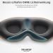 2024 Innovative Sleep Mask for Men & Women | 100% Light Blocking Ergonomic Adjustable Eye Mask with Earplugs for Sleep Nap Meditation & Travel - Brown - Buy Online on GoSupps.com