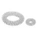 Chi -Enterprise - Premium Massagering Set for wrist and fingers |Anti -stress bracelet and ring set |Acupressure Ring - Anxiety Ring |Contents: 1x bracelet (silver) + 1x ring (silver/small) 1x wristwelling (silver) 1x ring (silver small) silver