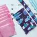 4 Pieces Sanitary Pad Storage Pocket - Portable Women's Hygiene Bag & Tampon Case - 18x13.5cm - Ideal for Travel - Buy Online on GoSupps.com