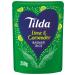 Tilda Microwave Lime & Coriander Basmati Rice 250g Single