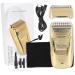 Electric for Men Cordless Rechargeable Mens Electric Shavers | Reciprocating Shaving Design | Comfortable Fit to The Contours of The Face | Clean Without Residue (Gold)-Gift for Father/Husband