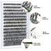 280 PC Individual Eyelashes - 40D-0.07C Mix for Beginners | Volume B&C Lash Clusters | Eyelash Extensions - Buy Online on GoSupps.com