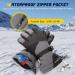 Morxplor Winter Ski Snow Gloves - Waterproof Insulated Touchscreen Snowboard Gloves - Black/Grey - Medium - Buy Online on GoSupps.com