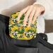 Banana Palm Leaf Stripe Sanitary Napkin Storage Bag Menstrual Pad Bag Portable Menstrual Cup Pouch with Zipper for Teen Girls Women Ladies Color 9 - Buy Online on GoSupps.com