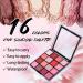 16 Colors Eyeshadow Palette - Matte & Shimmer High Pigmented Waterproof Long Lasting Makeup Gift Set - Buy Online on GoSupps.com