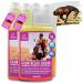 Emma magnesium horse liquid - Calm Horse - Anti -stress for calm in the event of unrest I L -tryptophan vitamin B12 - Food medium fear against stress i horses relax liquid serenity nervous horse 2x1l