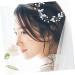 FRCOLOR Hair Comb Accessory alloy manual Miss plastic twist flower European and American headgear gold hair pin gold hair clip wedding Hair piece gold hair leaf Hair Wedding Headpiece - Buy Online on GoSupps.com