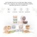 Honeybee Gardens PowderColors - Satin Sheets Mineral Eye Shadow (2g) | Pale Peach with Gold Sparkles | Portable & Skin-Friendly - Buy Online on GoSupps.com