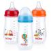 Nuby Tritan Wide Neck Non-Drip Bottles 9oz/270ml 3 Pack - Anti-Colic Air System - 3M - Buy Online on GoSupps.com