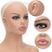 PVC Mannequin Head Bust Stand for Wigs - 16.5 Inch Caucasian | PMH-DB7645 - Buy Online on GoSupps.com