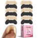 Heel Pads for Shoes 6 Pair Heel Protectors for Shoes Heel Grips for Women Men Shoe Heel Pad Cushion for Too Big Shoes Shoe Filler Shoe Inserts to Make Shoes Smaller (Apricot & Black)