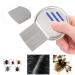 Stainless Steel Lice Nits Treatment Comb - Effective Head Lice Removal Tool (Blue) - International Shipping Available - Buy Online on GoSupps.com
