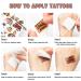 PANTIDE 100Pcs Camping Temporary Tattoos for Kids - Waterproof Non-toxic Fake Tattoos Stickers | Cartoon Body Stickers with Animals, Cars, Tents - Happy Camper Theme Party Favors & Birthday Gifts - Buy Online on GoSupps.com