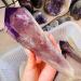 Specimen Natural Amethyst Quartz Cluster Crystal Specimen Scepter Power Gem Reiki Crystal Stone - Buy Online on GoSupps.com