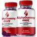 (2 Pack) Alpha Gummy Max for Men Premium AlphaGummyMax Formula with Ingredients to Help Support Daily Energy Drive & Active Performance | Great-Tasting Just 2 Easy-to-Chew Gummies (120 Gummies)