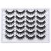 Newcally Fluffy 18MM Faux Mink False Eyelashes - 12 Pairs Dramatic Thick Volume Lashes Pack | Soft & Reusable Multipack for F-VOLUME Look - Buy Online on GoSupps.com
