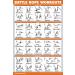 Palace Learning 20 Pack Exercise Poster Set - Laminated 18x24 - Dumbbell, Suspension, Battle Rope, Yoga, Barbell, Bodyweight, Kettlebell, Resistance Bands & More - Buy Online on GoSupps.com