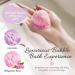 Pink & Purple Bubble Candle with Bath Bombs Set for Women - 2 Decorative Cube Candles & Bathbomb Gift Set - Buy Online on GoSupps.com