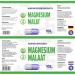 Magnesium Malate 2000mg per serving 180 Vegetable Capsules Tested by a Third Party Laboratory Gluten Free and GMO Free - Buy Online on GoSupps.com