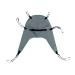 Patient Aid Divided Leg Padded Patient Lift Universal Sling with Head Support, Size Medium, 450lb Capacity