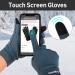 Arcweg Winter Thermal Running Gloves - Anti-Slip Touchscreen Fleece Lined for Men and Women - Blue S/M - Buy Online on GoSupps.com